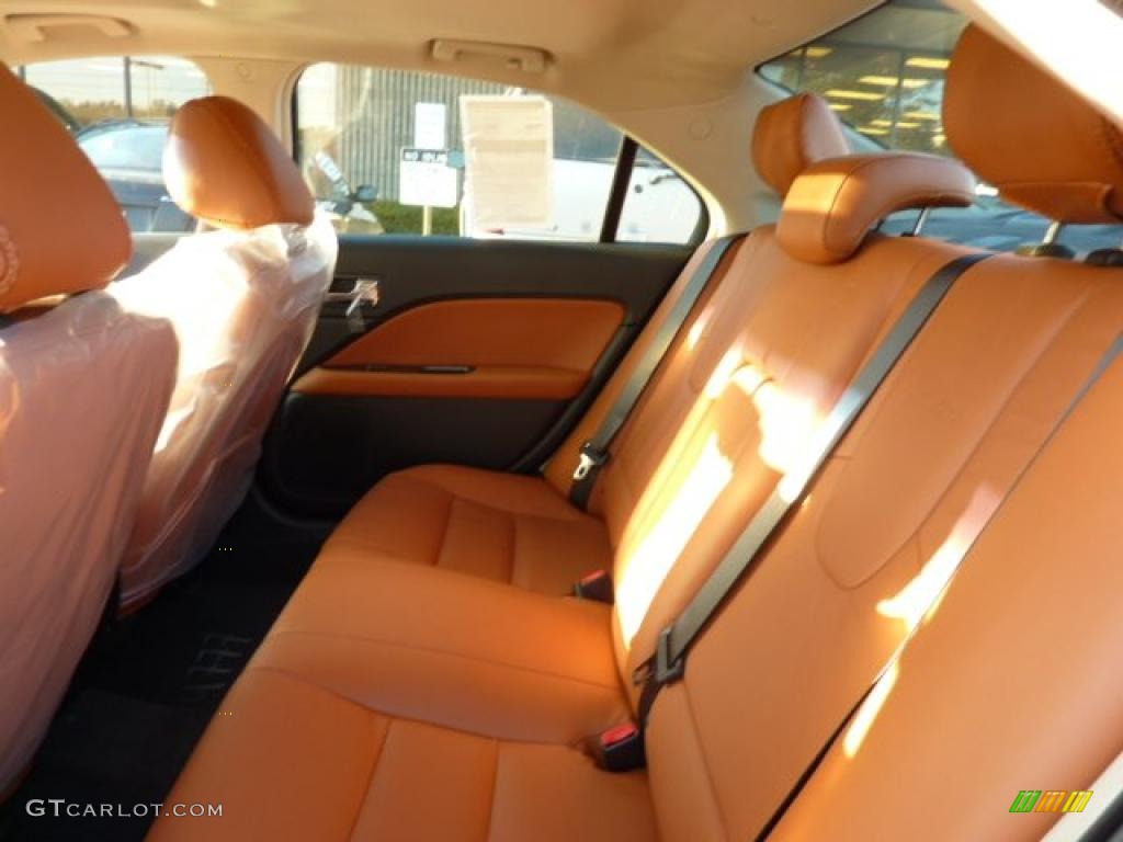 Ginger Leather Interior 2011 Ford Fusion SEL Photo #40592753