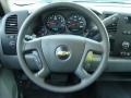 Dark Titanium 2011 Chevrolet Silverado 1500 Extended Cab Steering Wheel