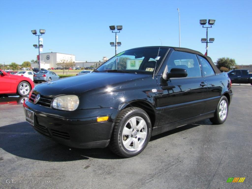 Black 2001 Volkswagen Cabrio GLX Exterior Photo #40593227