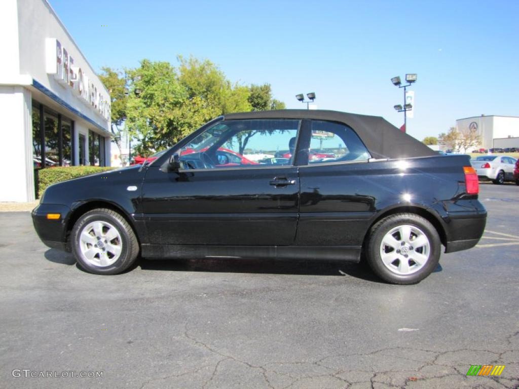 Black 2001 Volkswagen Cabrio GLX Exterior Photo #40593245