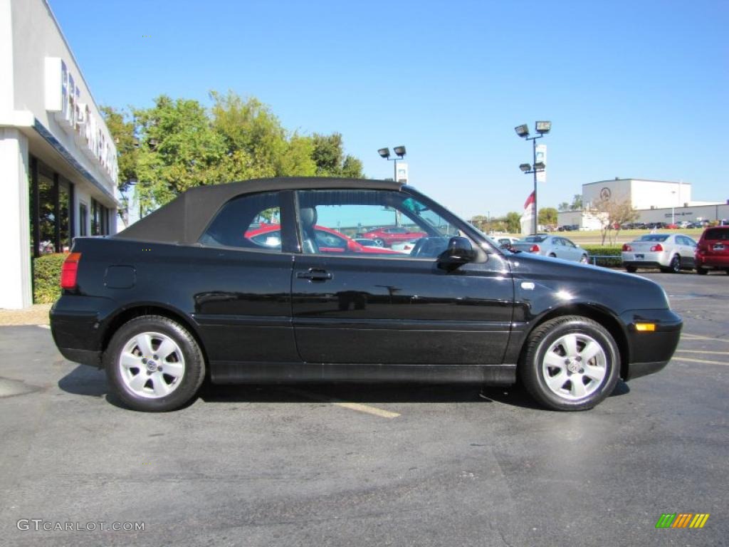 Black 2001 Volkswagen Cabrio GLX Exterior Photo #40593301