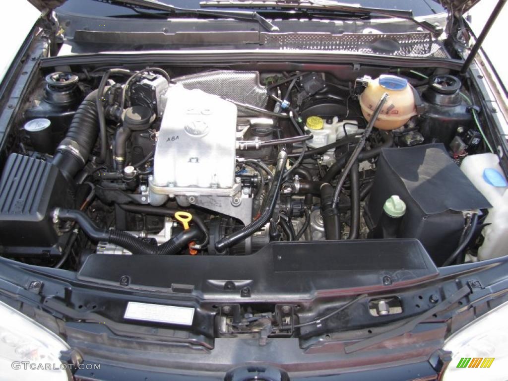 2001 Volkswagen Cabrio GLX 2.0 Liter SOHC 8-Valve 4 Cylinder Engine Photo #40593445