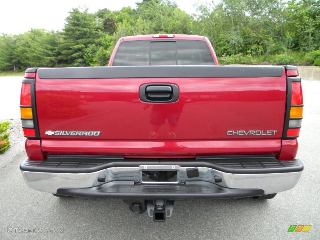 2005 Silverado 3500 LT Crew Cab 4x4 Dually - Sport Red Metallic / Dark Charcoal photo #26