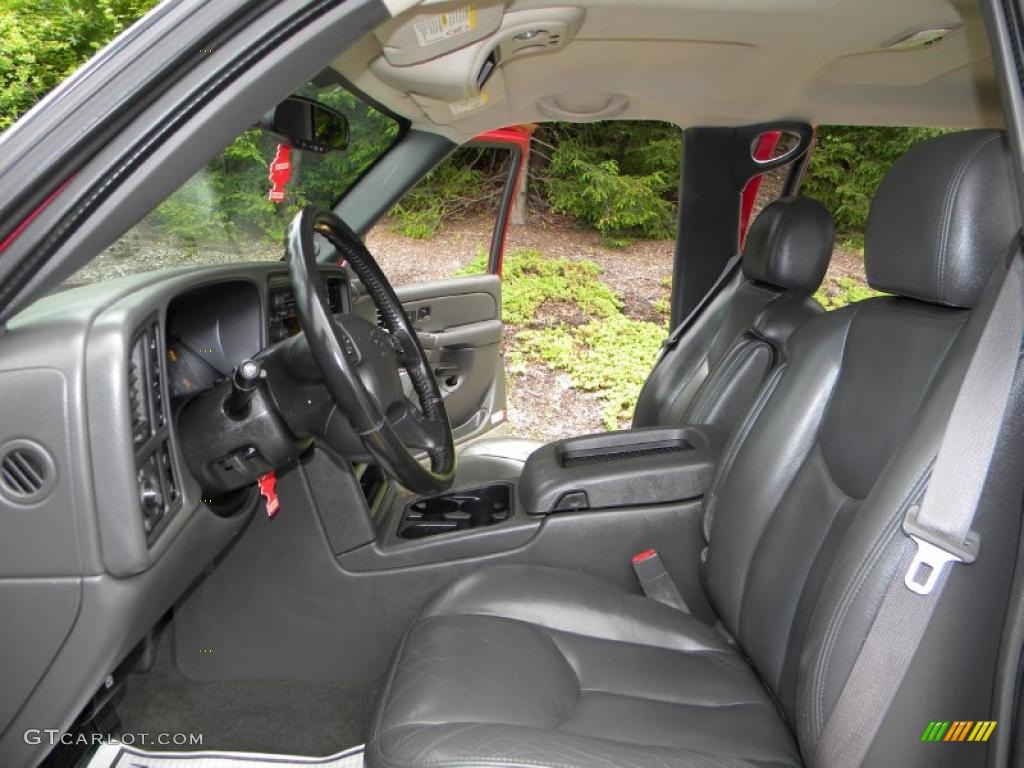 Dark Charcoal Interior 2005 Chevrolet Silverado 3500 LT Crew Cab 4x4 Dually Photo #40593793