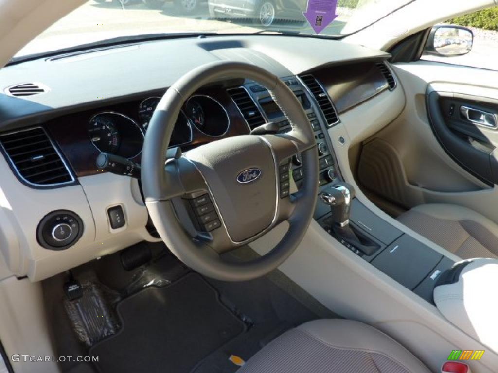 Light Stone Interior 2011 Ford Taurus SEL AWD Photo #40595840