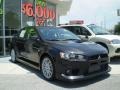 2008 Phantom Black Pearl Mitsubishi Lancer Evolution GSR  photo #3