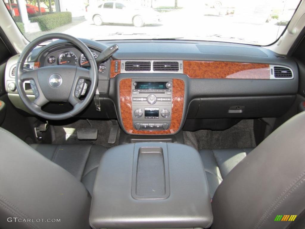 Ebony Interior 2008 Chevrolet Avalanche LS Photo #40596005