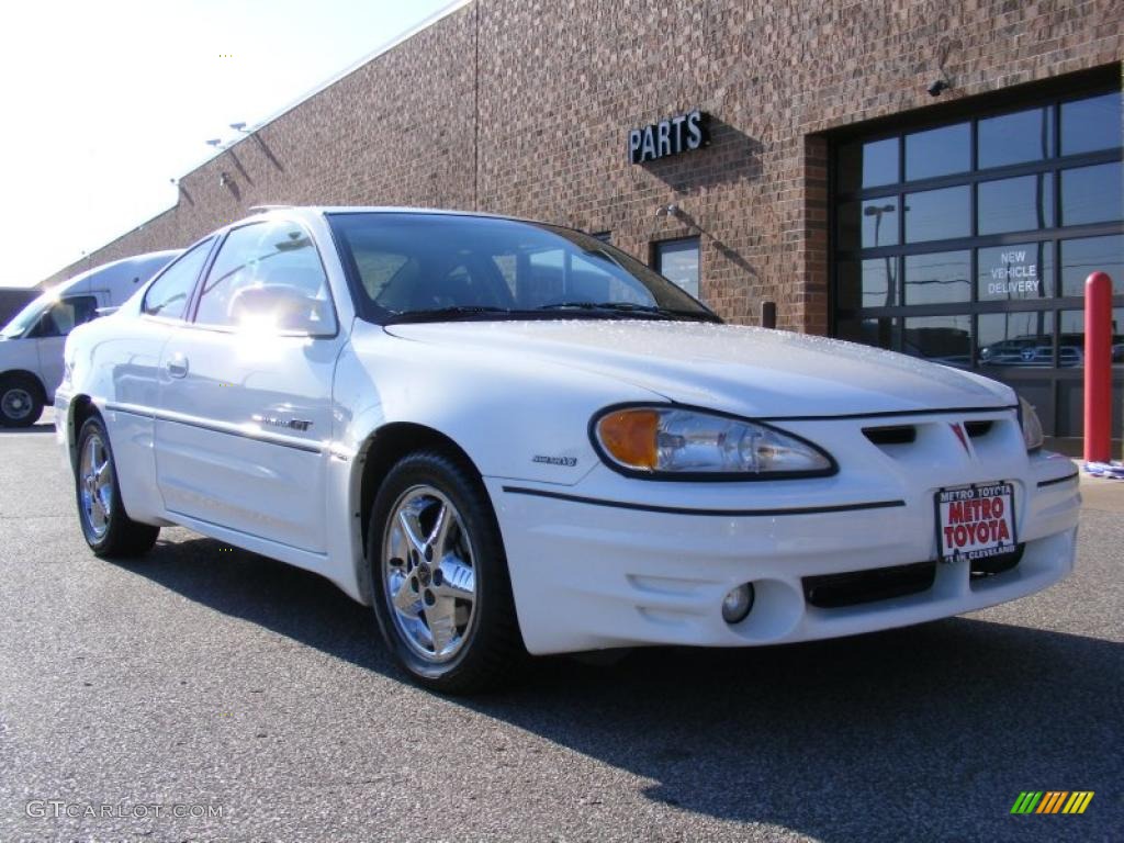 2001 Grand Am GT Coupe - Arctic White / Dark Pewter photo #1
