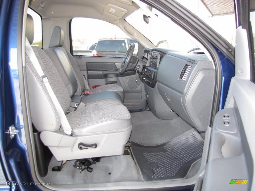2008 Ram 1500 SXT Regular Cab - Electric Blue Pearl / Medium Slate Gray photo #11