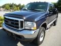 2002 True Blue Metallic Ford F350 Super Duty Lariat SuperCab 4x4  photo #26