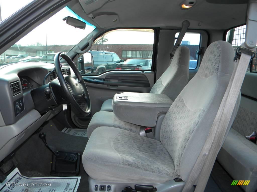 Medium Graphite Interior 1999 Ford F250 Super Duty XLT Extended Cab 4x4 Photo #40597633