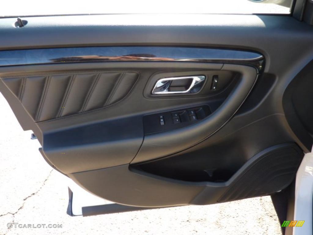 2011 Ford Taurus Limited Charcoal Black Door Panel Photo #40597701