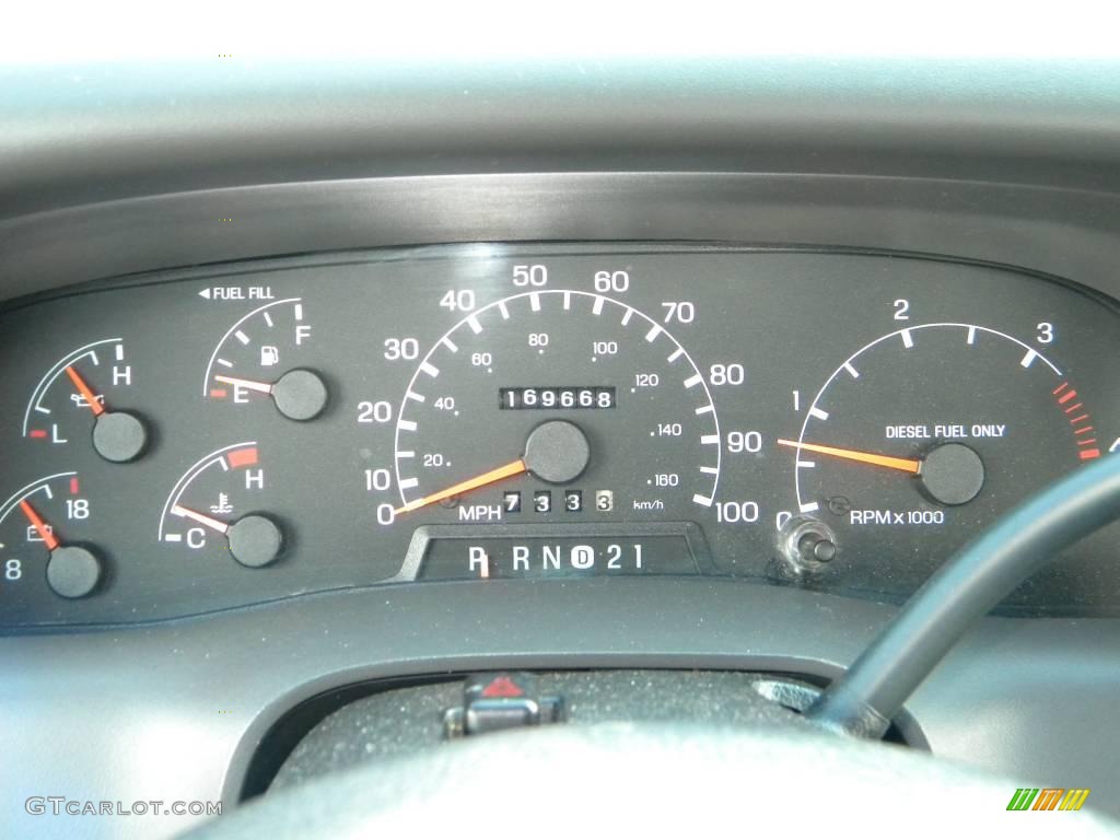 1999 Ford F250 Super Duty XLT Extended Cab 4x4 Gauges Photo #40597873