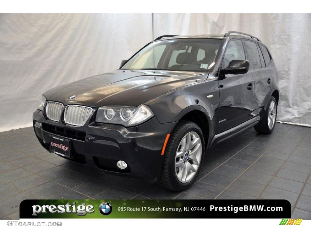 2010 X3 xDrive30i - Jet Black / Black photo #1