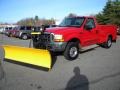 Red - F250 Super Duty XLT Regular Cab 4x4 Photo No. 1