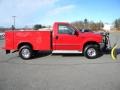 Red - F250 Super Duty XLT Regular Cab 4x4 Photo No. 6