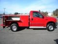 Red - F250 Super Duty XLT Regular Cab 4x4 Photo No. 14