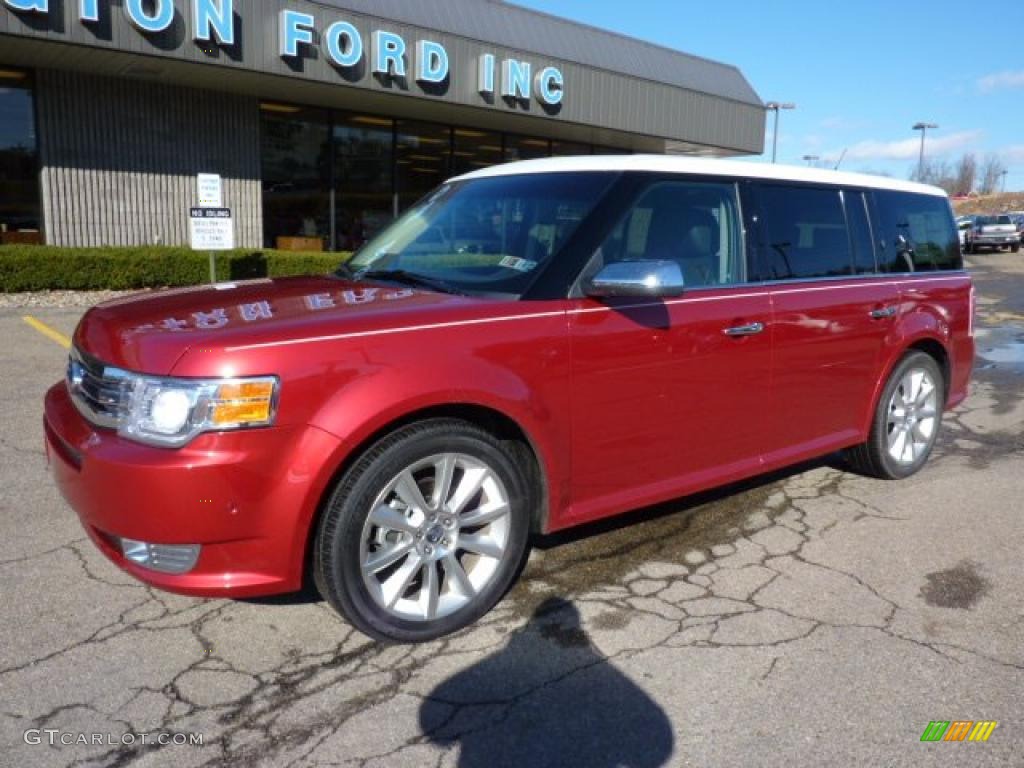 Red Candy Metallic 2011 Ford Flex Limited AWD EcoBoost Exterior Photo #40599166