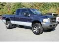 2003 True Blue Metallic Ford F350 Super Duty XLT SuperCab 4x4  photo #2