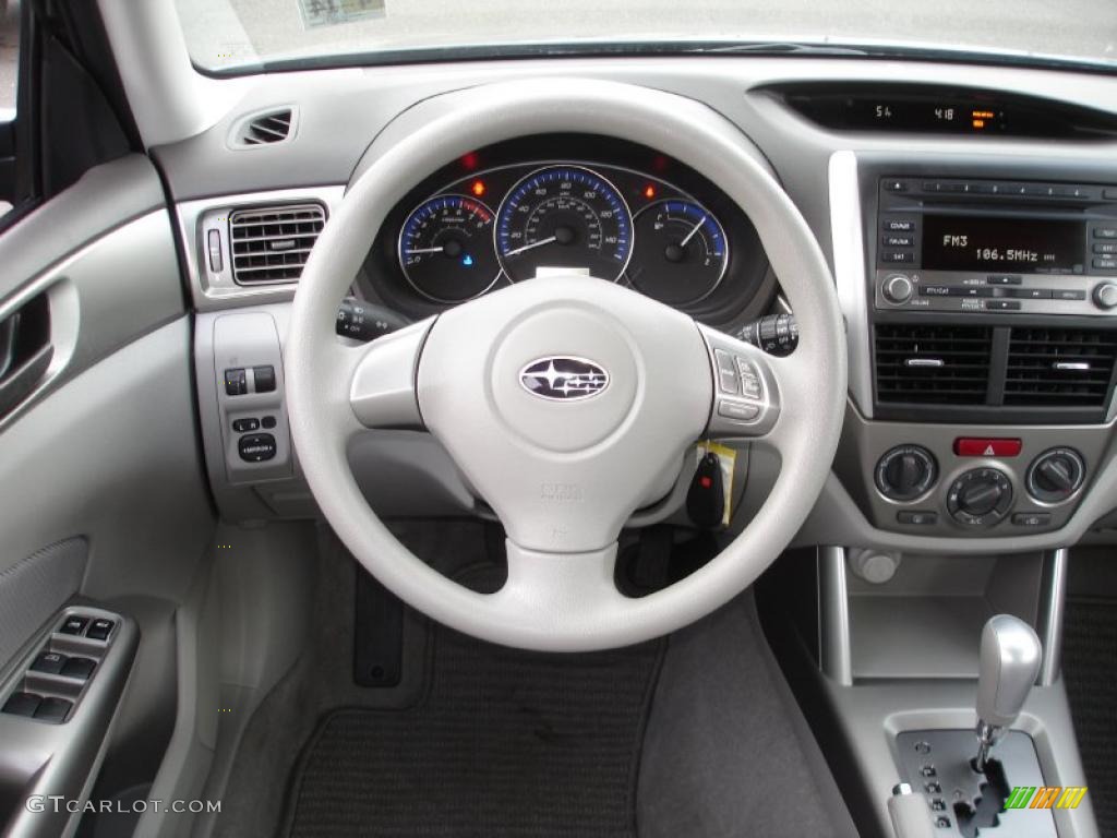 2010 Subaru Forester 2.5 X Premium Platinum Steering Wheel Photo #40599611