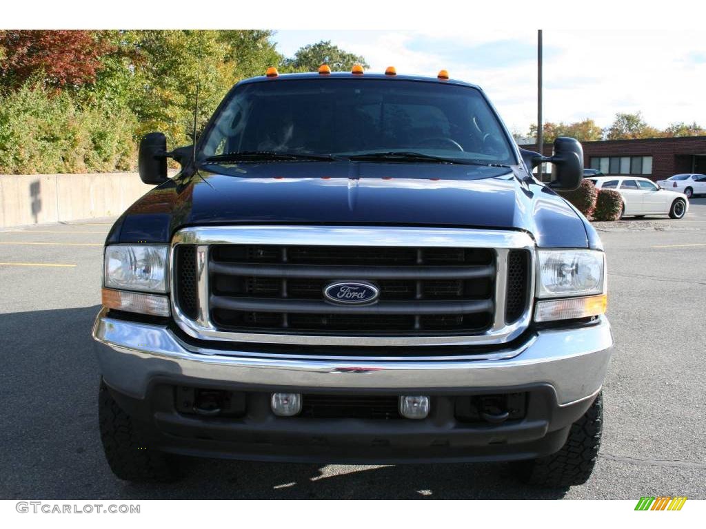 2003 F350 Super Duty XLT SuperCab 4x4 - True Blue Metallic / Dark Flint photo #24