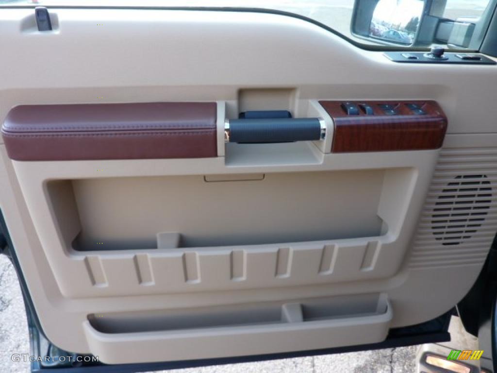 2011 F250 Super Duty King Ranch Crew Cab 4x4 - Forest Green Metallic / Chaparral Leather photo #12