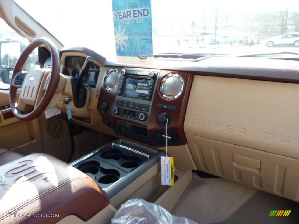 2011 F250 Super Duty King Ranch Crew Cab 4x4 - Forest Green Metallic / Chaparral Leather photo #15