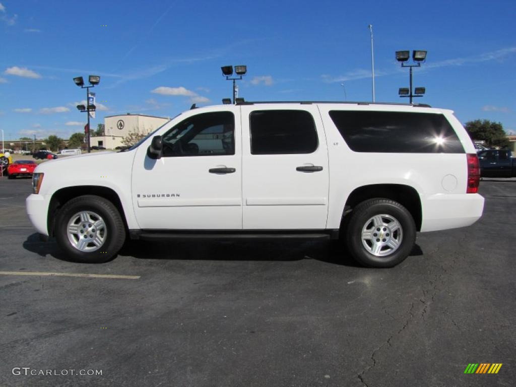 Summit White 2007 Chevrolet Suburban 1500 LT Exterior Photo #40600117