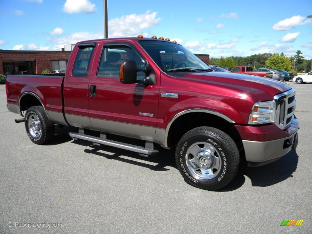 Dark Toreador Red Metallic Ford F250 Super Duty