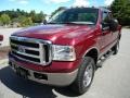 2005 Dark Toreador Red Metallic Ford F250 Super Duty XLT SuperCab 4x4  photo #18