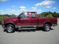 2005 Dark Toreador Red Metallic Ford F250 Super Duty XLT SuperCab 4x4  photo #20