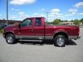 2005 Dark Toreador Red Metallic Ford F250 Super Duty XLT SuperCab 4x4  photo #24