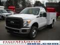 2011 Oxford White Ford F350 Super Duty XL Regular Cab 4x4 Chassis Commercial  photo #2