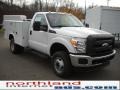 2011 Oxford White Ford F350 Super Duty XL Regular Cab 4x4 Chassis Commercial  photo #4