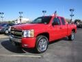 Victory Red 2008 Chevrolet Silverado 1500 LT Extended Cab Exterior