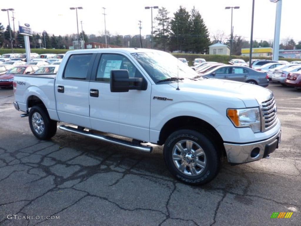 2010 F150 XLT SuperCrew 4x4 - Oxford White / Medium Stone photo #6