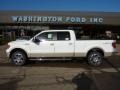 2010 Oxford White Ford F150 Lariat SuperCrew 4x4  photo #1