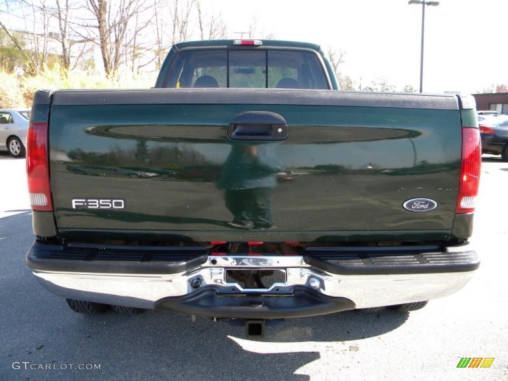 1999 F350 Super Duty XLT SuperCab 4x4 - Woodland Green Metallic / Medium Prairie Tan photo #17