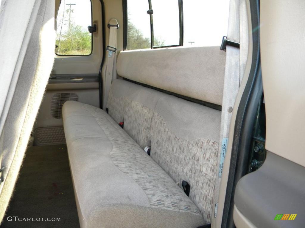 1999 F350 Super Duty XLT SuperCab 4x4 - Woodland Green Metallic / Medium Prairie Tan photo #36