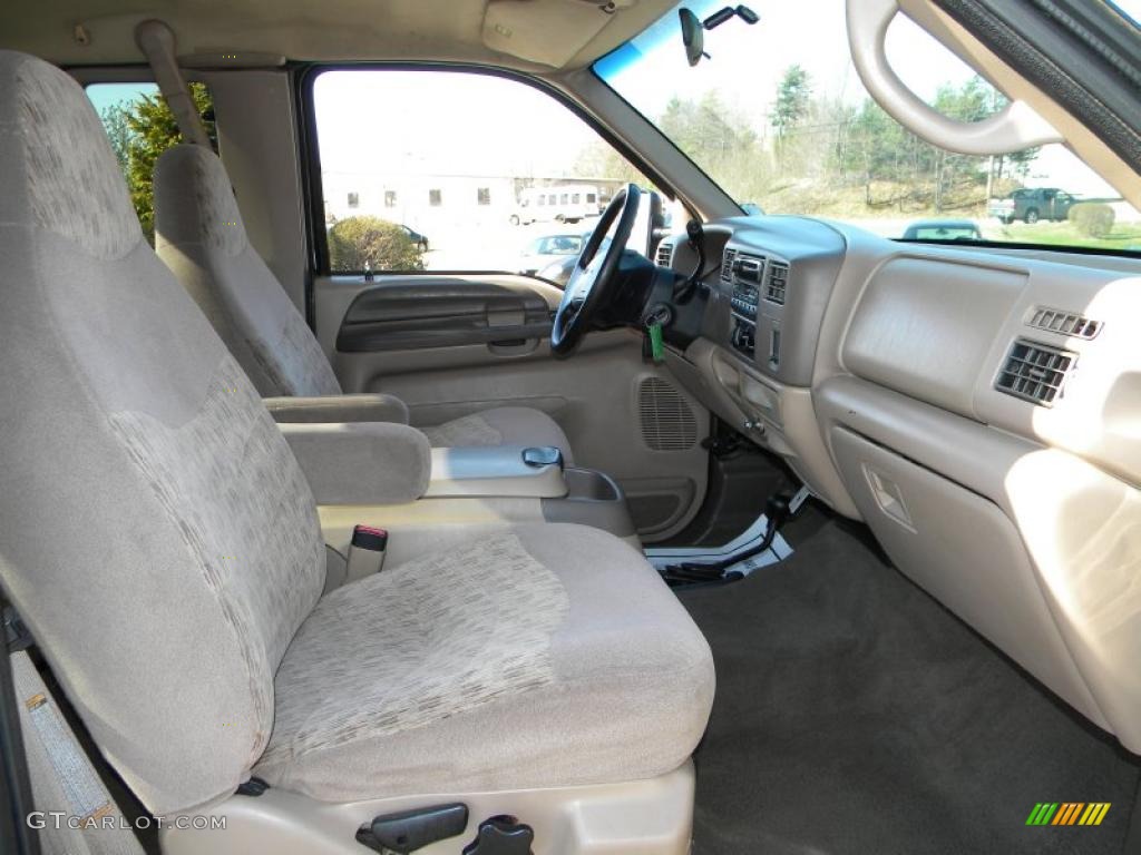 1999 F350 Super Duty XLT SuperCab 4x4 - Woodland Green Metallic / Medium Prairie Tan photo #45