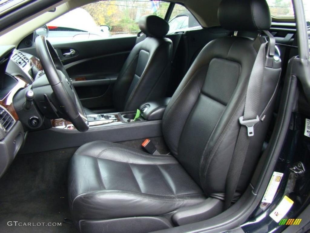 Charcoal Interior 2008 Jaguar XK XK8 Convertible Photo #40603913