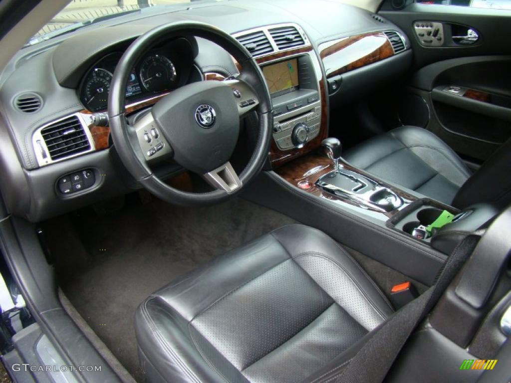 Charcoal Interior 2008 Jaguar XK XK8 Convertible Photo #40603949