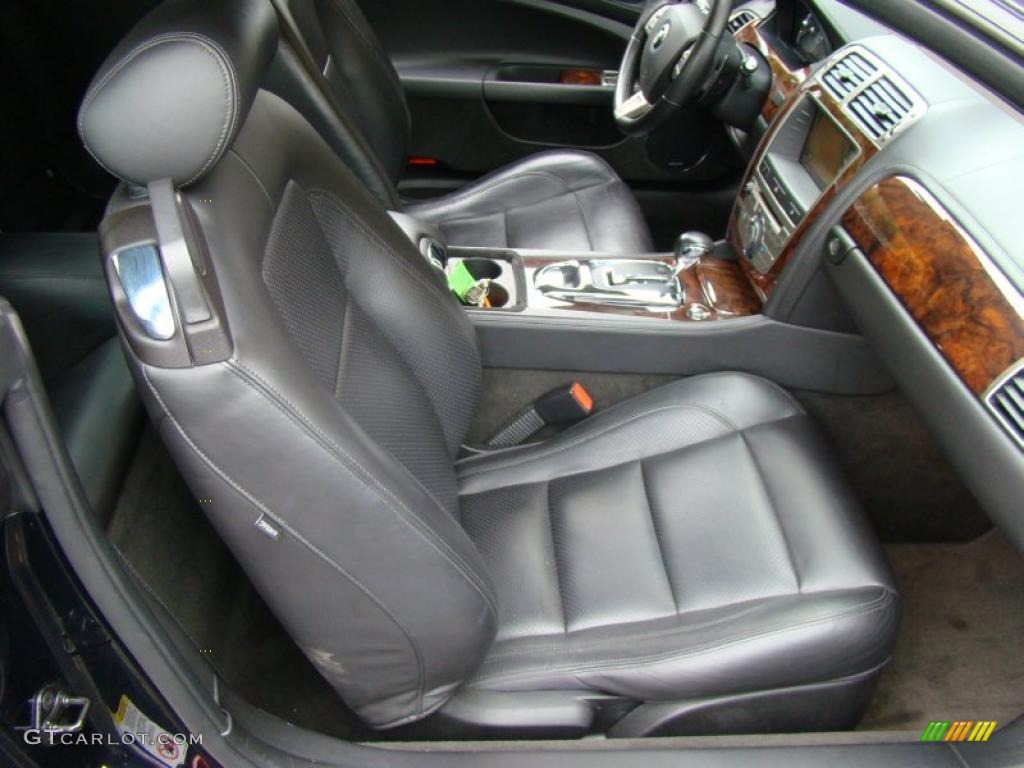 Charcoal Interior 2008 Jaguar XK XK8 Convertible Photo #40604077