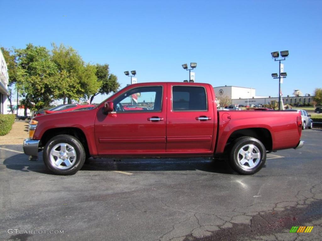 Merlot Jewel Metallic 2010 GMC Canyon SLE Crew Cab Exterior Photo #40604533