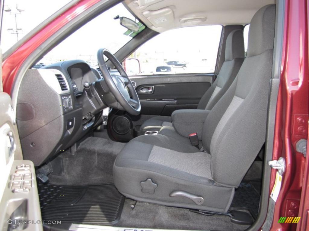 Ebony Interior 2010 GMC Canyon SLE Crew Cab Photo #40604613