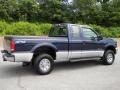 2001 True Blue Metallic Ford F250 Super Duty XLT SuperCab 4x4  photo #15