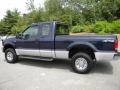 2001 True Blue Metallic Ford F250 Super Duty XLT SuperCab 4x4  photo #16