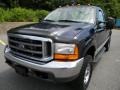 2001 True Blue Metallic Ford F250 Super Duty XLT SuperCab 4x4  photo #18