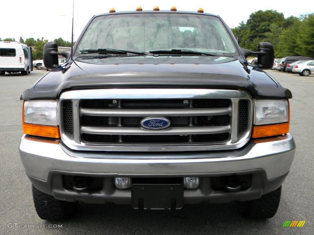 2001 F250 Super Duty XLT SuperCab 4x4 - True Blue Metallic / Medium Graphite photo #25