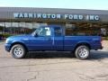 Vista Blue Metallic - Ranger XLT SuperCab 4x4 Photo No. 1